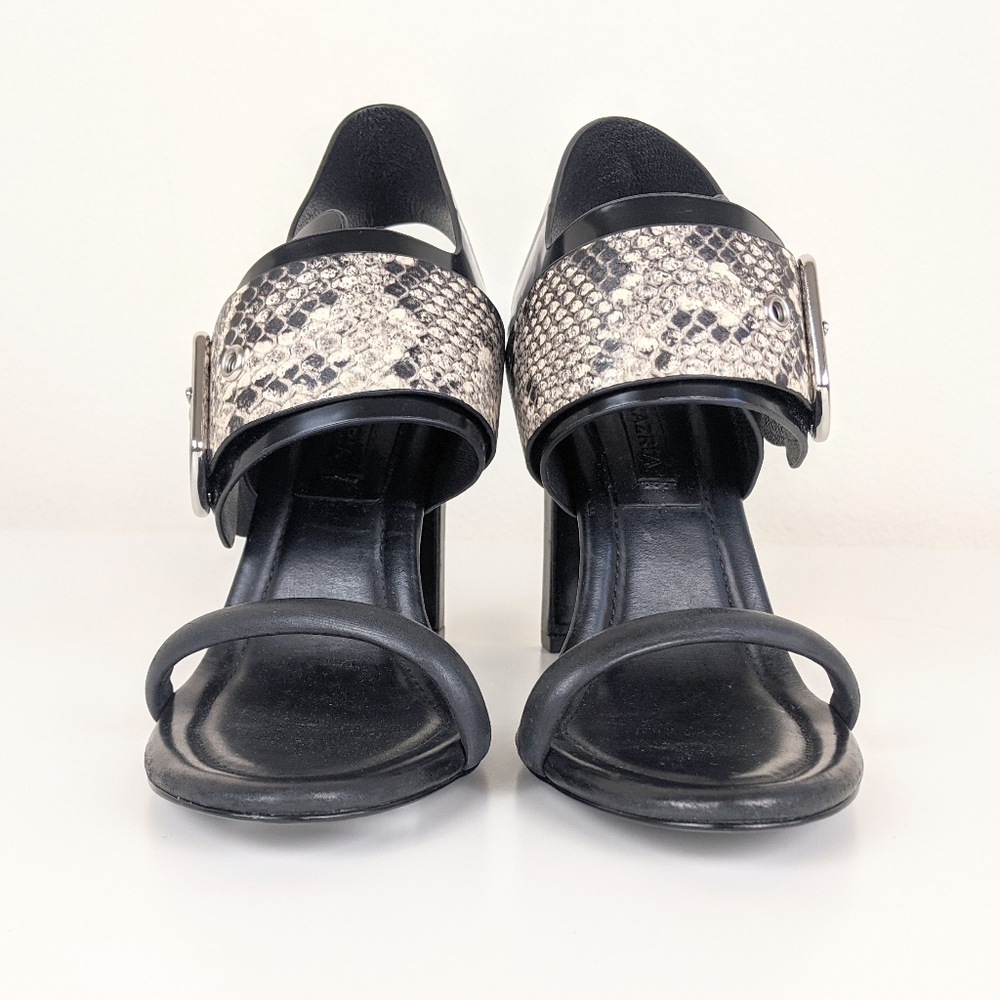 Bcbgmaxazria Nell Embossed Python Sandal - image 2